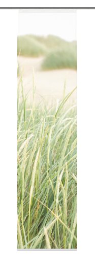 Home Fashion 86574-768 Schiebevorhang Digitaldruck "Toulouse", Dekostoff 245 x 60 cm