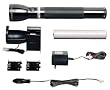 MAGLITE RX1019 Heavy-Duty Rechargeable Flashlight System, Black