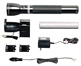 MAGLITE RX1019 Heavy-Duty Rechargeable Flashlight System, Black