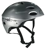MBS Mountain board Helmet (Silver, Large/X-Large)