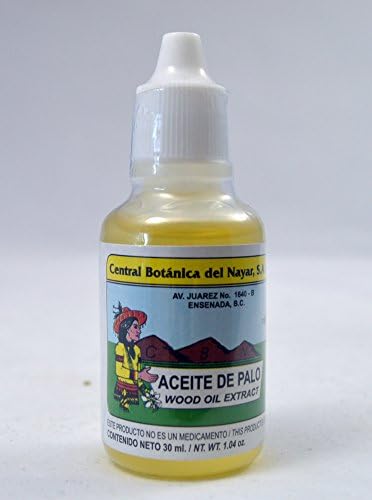 Aceite De Palo Ear Drops Use Externally for Ear Aches
