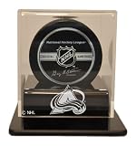 Colorado Avalanche Single Hockey Puck Display Case