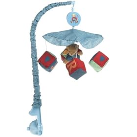 Click here to buy Springmaid Baby Blue Jean Teddy Building Blocks... by Springmaid.