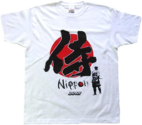 Kanji Tshirts Factory Men's Samurai T-Shirt Medium White