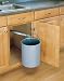Rev-A-Shelf 5368-17-13 Single 13 Liter Built-In Waster Container - Polymer-Metallic Silver