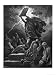 He Breaks the Tables of the Law Because During His Absence the Israelites Have Gone Art Styles Giclee Poster Print by Gustave Dore, 18x24