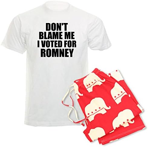 CafePress I voted Romney Men's Light Pajamas Men's Pajamas - XL With Republican