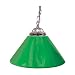 Trademark Plain Green 14 Inch Single Shade Bar Lamp - Silver Hardware, Green