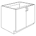30 Double Door Lower Cabinet By Prepac