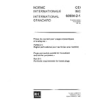 IEC 60884-2-1 Ed. 1.0 b:1987, Plugs and socket-outlets for household and similar purposes. Part 2: Particular requirements for fused plugs