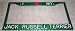 Green Glitter I Love My Jack Russell Terrier Frame