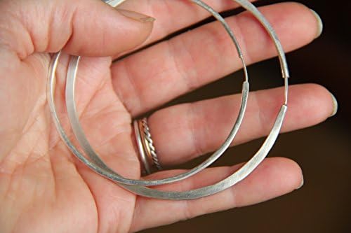 Sterling Silver Hoop Earrings Endless hoops Oversized