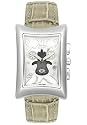 Elini Midsize Nazar Grey Leather Chronograph Watch #WH775HMSGRY