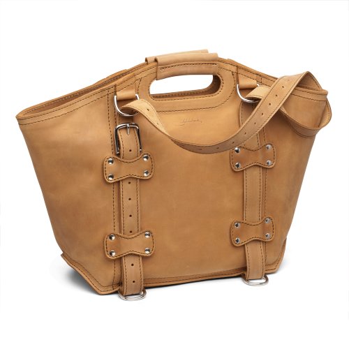 Saddleback Leather Tote Bag Large, Tobacco Brown