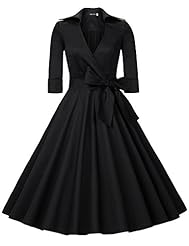V-neck Polyester Vintage Belted Winter Homecoming Dress/Prom Dress 