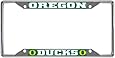 FANMATS NCAA University of Oregon Ducks Chrome License Plate Frame