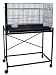 Kitchen & Housewares : Brand New Aviary Bird Cage 30x18x18-2474BLK w/4184Stand