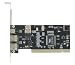 Electronics : PIXMANIA PCI controller card 3+1 Firewire ports FDFV02