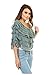 G2 Chic Women's Knit and Faux Fur Poncho with Fringe