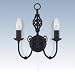 Zanzibar Double Wall Light Black (3380-2)