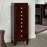 Glendale Mahogany Jewelry Armoire