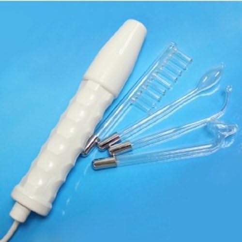 Portable High Frequency Acne Removal Facial Beauty Device 4 Orange Electrodes