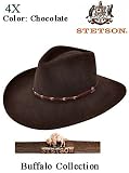 Stetson 4X Mineola SB0440 Buffalo Collection Chocolate