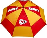 NFL Kansas City Chiefs 62-Inch Double Canopy Umbrella