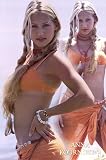 Anna Kournikova (In Orange) Sports Poster Print - 24