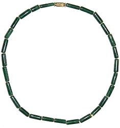Jade Necklace Gemstone Healing Bead Handmade Jewelry 16 inches (djade020)