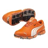 Puma Super Cell Fusion Ice LE Golf Shoes Vibrant Orange/White 13