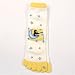 Urban Boundaries Girls 7-14 Novelty Toe Socks Yellow Moon Fishing