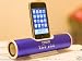 (GIFT BOXED) iPhone iPod Nano Touch Classic Charger Speaker and Docking System - New Model Support Latest iPods - Purple
