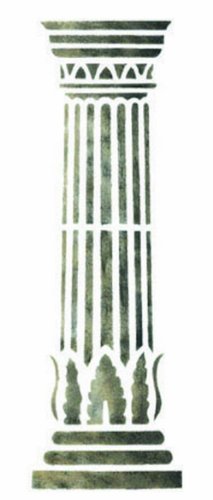 Home Design B428 - Motiv-Schablone, selbstklebend S&auml;ule 1, 18 x 50 cm
