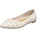 BC Footwear Women's Acrobat Flat,Off White,6.5 M US