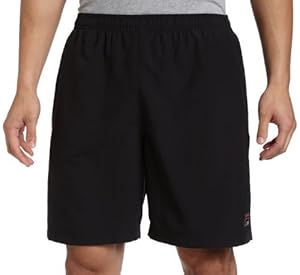 Fila Men's Essenza Hard Court 7-Inch Short, Black, Small