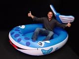 NEW INFLATABLE POOL TOY - WHALE w. SPRAY - LARGE SIZE