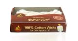 100% Cotton Wicks Smokeless - for Oil Menorah, 50/Pack