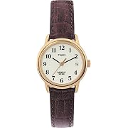 Timex Women's Easy Reader Brown Leather Watch #T20071