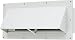Vent with Damper, 1-3/4 Flange - White