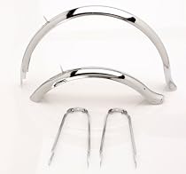 Chrome 20 Inch Bike Fender Set