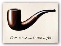 Le Trahison des Images, 1929 (Pipe) by Rene Magritte 8.25"x11.75" Art Print Poster
