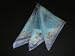 Small Scarf 22'' Mayan Writings in Aqua