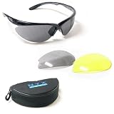 NYX Golf Sunglasses Classic Competition Crystal Black Frame Traditional Lens Series Swept Lens Shape 99201