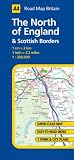 The North of England and Scottish Borders (AA Road Map Britain)