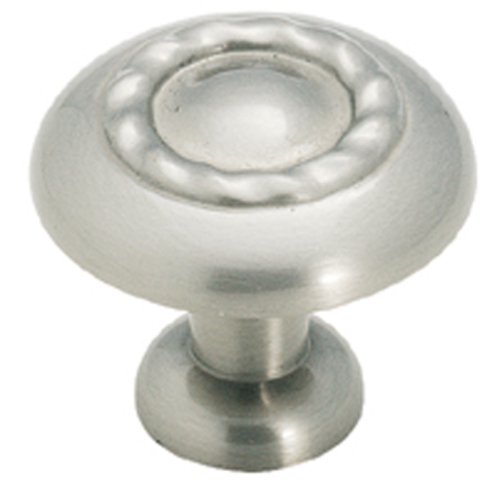 Amerock BP1585-G10 Inspirations Rope 1-1/4-Inch Diameter Knob, Satin Nickel
