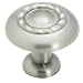 Amerock BP1585-G10 Inspirations Rope 1-1/4-Inch Diameter Knob, Satin Nickel