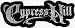 Cypress Hill - Small Grey & Black Logo - Sticker / Decal