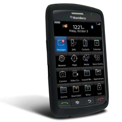 NEW OEM Blackberry Storm 9530 Silicone Skin Case Black