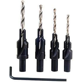 Click here to buy Vermont American 16615 4 Piece #6 to #12 Standard Shank Predrill and Countersink... by Vermont American.
